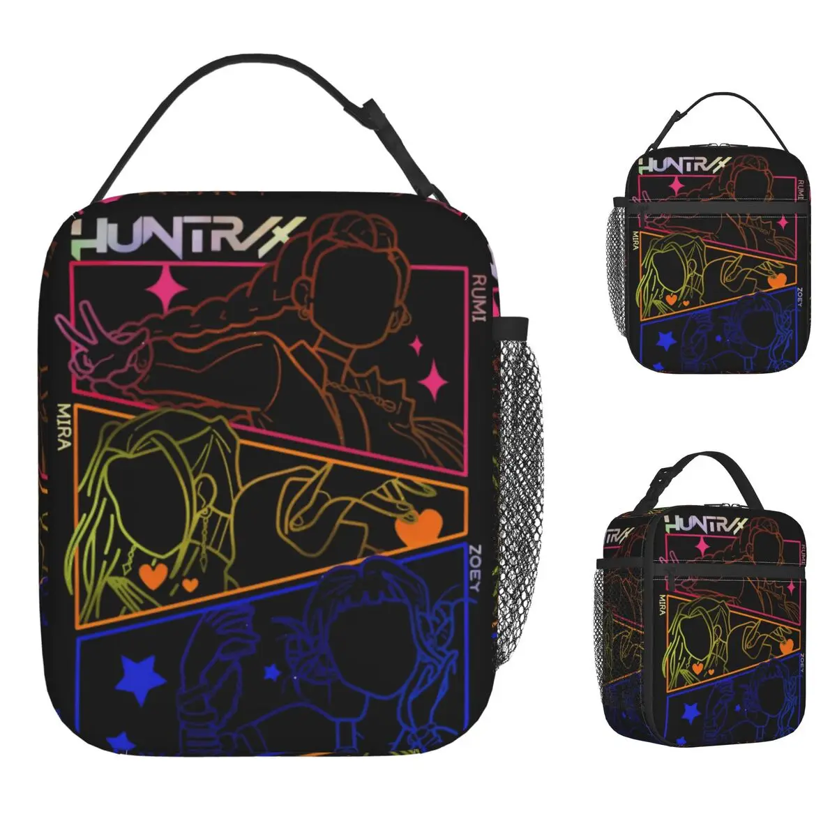 Kpop Demon Hunters Lunch Bag Huntrix Mira Rumi and Zoey Lunch Box Office Thermal Lunch Bags For Child Oxford Designer Cooler Bag
Kpop Demon Hunters Lunch Bag Huntrix Mira Rumi and Zoey Lunch Box Office Thermal Lunch Bags For Child Oxford Designer Cooler Bag