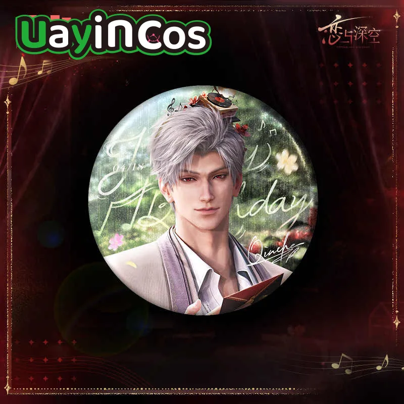 Official Love and Deepspace Sylus Tinplate Badge Brooch 2025 Birthday Series Ornament Doll Accessories Anime Figure Game Toy Ki
Official Love and Deepspace Sylus Tinplate Badge Brooch 2025 Birthday Series Ornament Doll Accessories Anime Figure Game Toy Ki