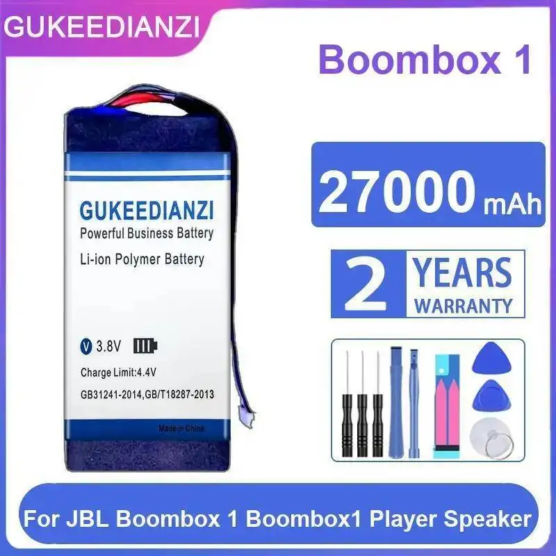 Bluetooth Speaker Battery Reliable Power Supply Good Low-Temperature Performance For Jbl Boombox 1 27000Mah
Bluetooth Speaker Battery Reliable Power Supply Good Low-Temperature Performance For Jbl Boombox 1 27000Mah