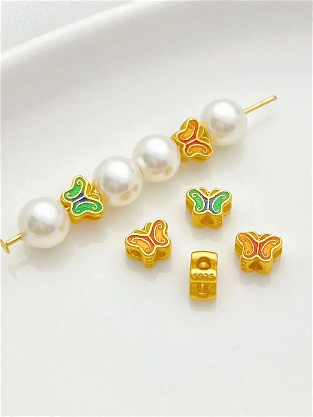 S925 Ancient Silver-plated Enamel Color Burned Blue Butterfly Love Flower Butterfly Bead Diy Bracelet Necklace Jewelry Accessori
S925 Ancient Silver-plated Enamel Color Burned Blue Butterfly Love Flower Butterfly Bead Diy Bracelet Necklace Jewelry Accessori