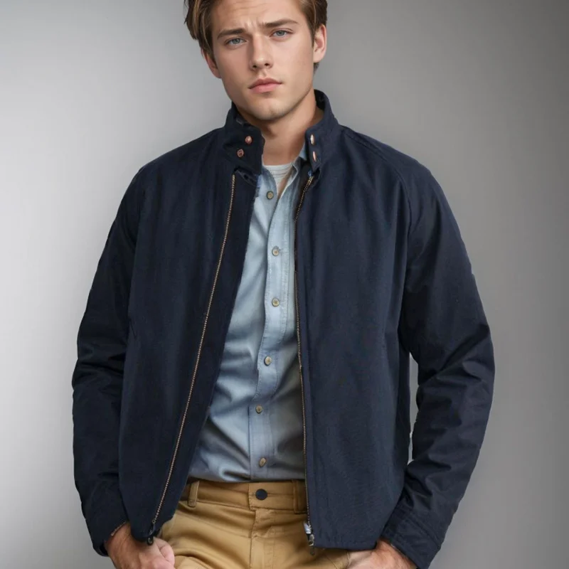 New2024Spring and Autumn Jacket Coat Men's Clothing Stand Collar Zipper Solid Color Jacket Coat
New2024Spring and Autumn Jacket Coat Men's Clothing Stand Collar Zipper Solid Color Jacket Coat