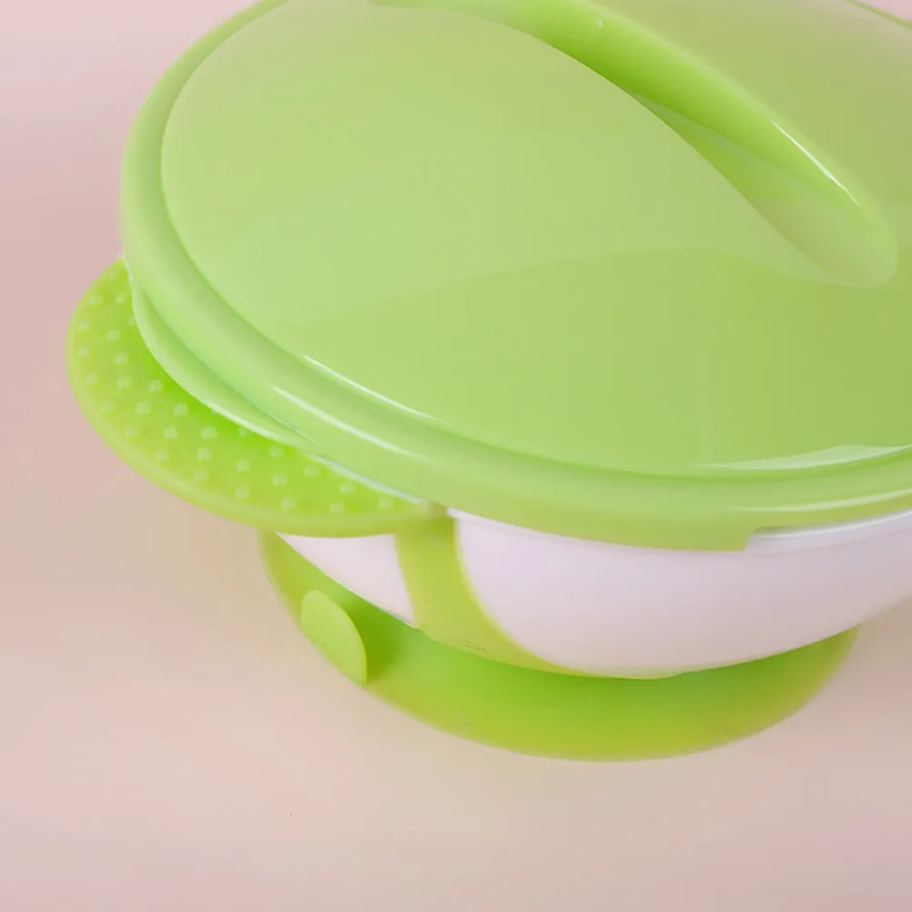Baby Sucker Bowl with Lid and Spoon Non-Slip Suction Cup Safe Infant Training Bowl Set Green Toddler Feeding Tableware
Baby Sucker Bowl with Lid and Spoon Non-Slip Suction Cup Safe Infant Training Bowl Set Green Toddler Feeding Tableware