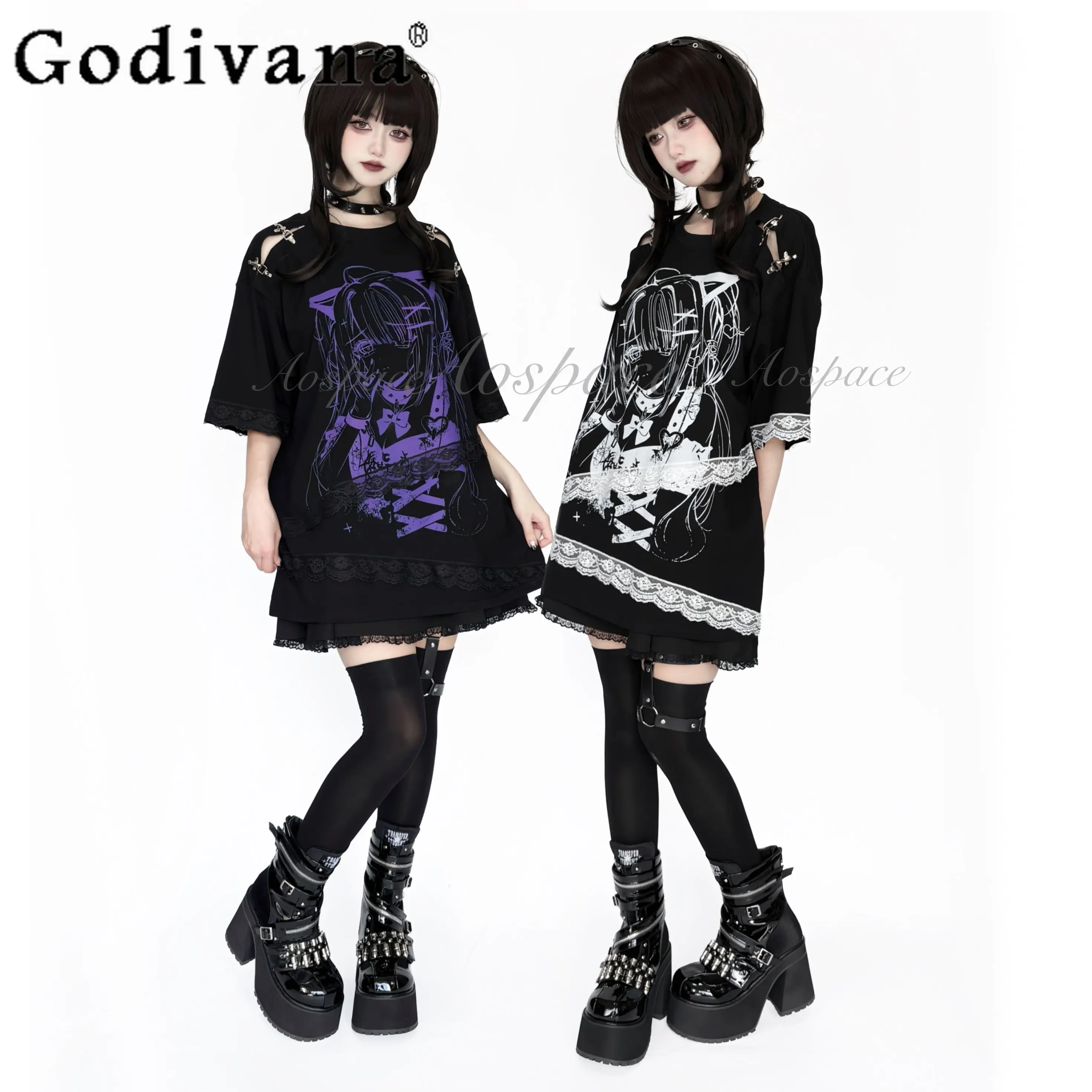 Original Subculture Anime Print Oversized T-shirt Summer Sweet Cool Fashion Cotton T-shirt Women's Harajuku Short-sleeve Tops
Original Subculture Anime Print Oversized T-shirt Summer Sweet Cool Fashion Cotton T-shirt Women's Harajuku Short-sleeve Tops