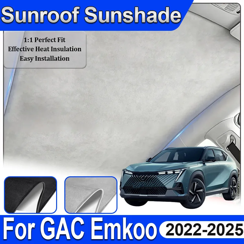 Car Sunroof Sunshades For GAC Emkoo 2025 2024 2023 2022 Accessories Trumpchi Emkoo GS4 Electrostatic Adsorption Skylight Cover
Car Sunroof Sunshades For GAC Emkoo 2025 2024 2023 2022 Accessories Trumpchi Emkoo GS4 Electrostatic Adsorption Skylight Cover