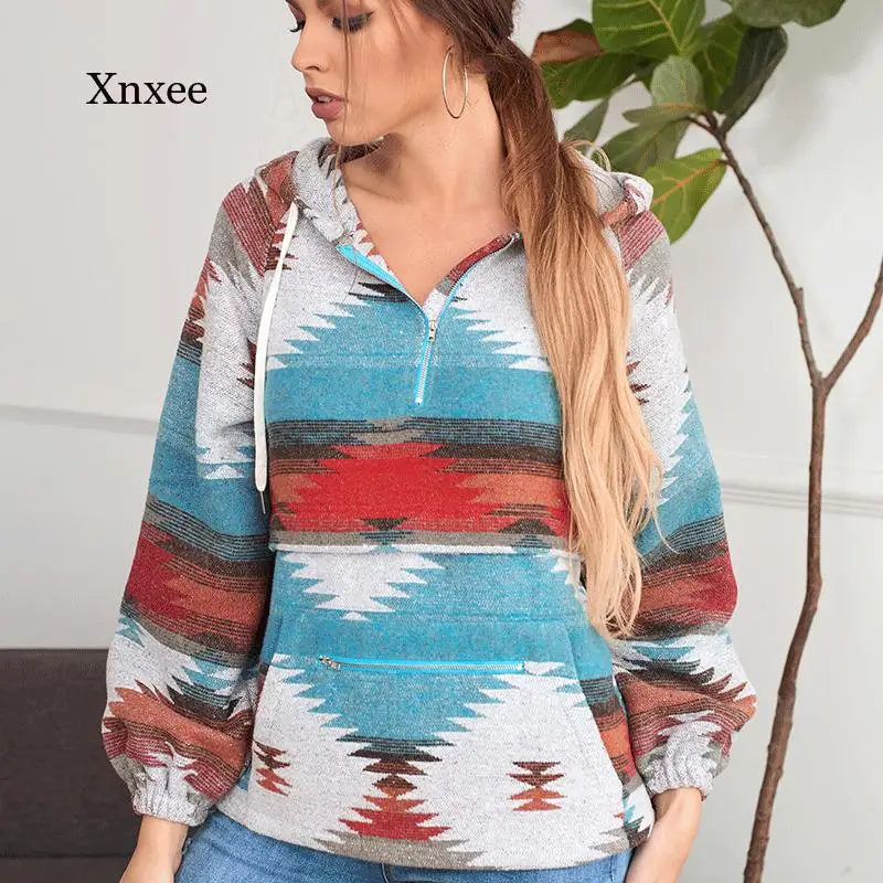 Autumn and Winter Sweater Women's Fashion New European Style Stitching Casual Jacket Loose Wild Hooded Top
Autumn and Winter Sweater Women's Fashion New European Style Stitching Casual Jacket Loose Wild Hooded Top