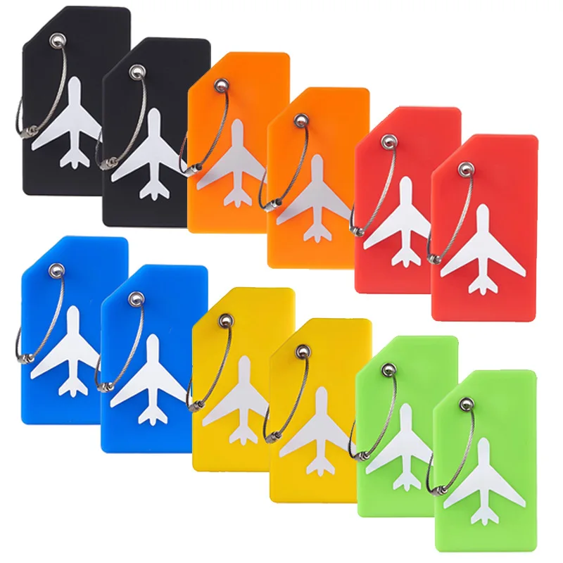 Women Men Travel Accessories Silicon Luggage Tags Suitcase ID Name Addres Holder Baggage Tag Unisex Label High Quality
Women Men Travel Accessories Silicon Luggage Tags Suitcase ID Name Addres Holder Baggage Tag Unisex Label High Quality