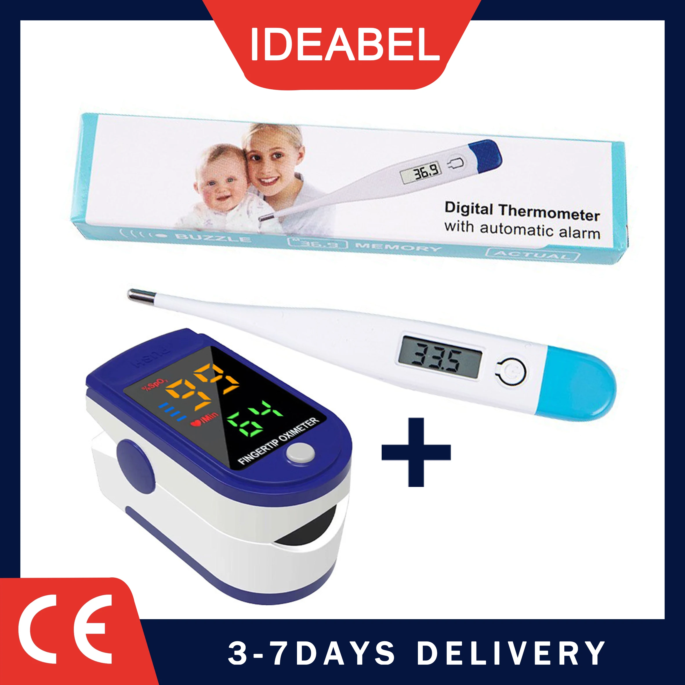 IDEABEL Medical Household Thermometer Baby Adult Medical Ear Thermometer Digital Thermometer Fever Thermometer Baby Thermometer
IDEABEL Medical Household Thermometer Baby Adult Medical Ear Thermometer Digital Thermometer Fever Thermometer Baby Thermometer