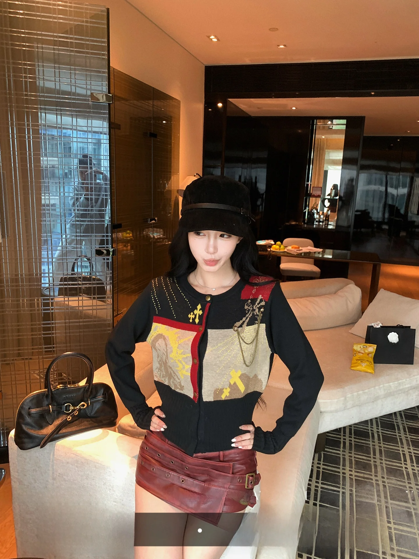 Pinksoya, американский вязаный свитер в стиле ретро, женский зимний облегающий открытый кардиган, топ Faion Commute Sle
Pinksoya, американский вязаный свитер в стиле ретро, женский зимний облегающий открытый кардиган, топ Faion Commute Sle