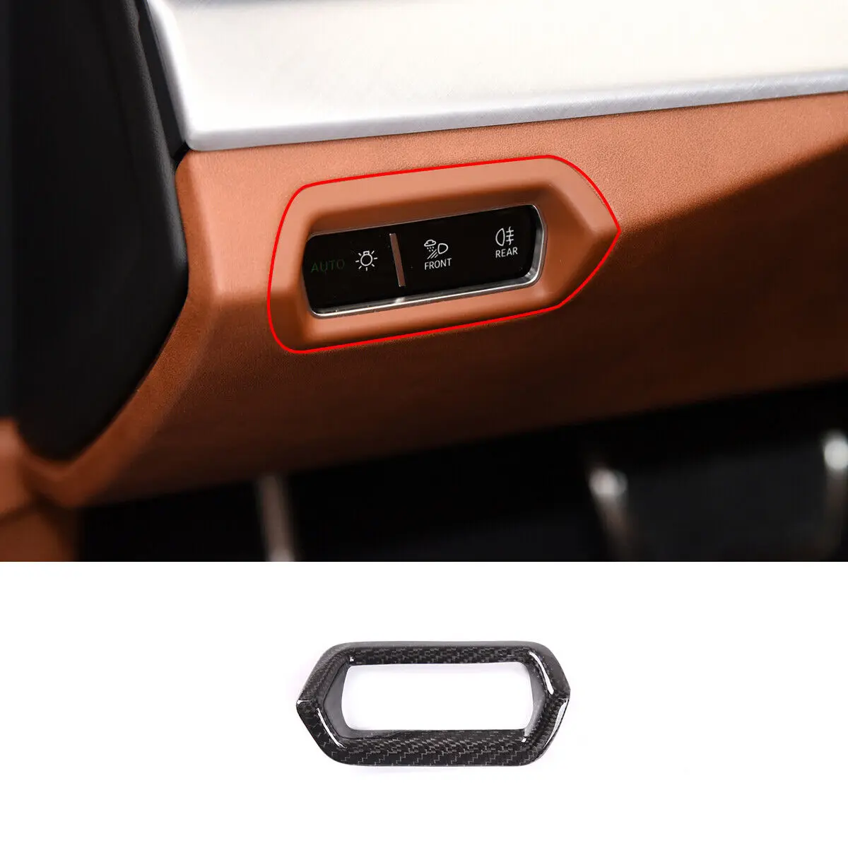 Real Carbon Fiber Headlight Switch Button Frame Cover For Lamborghini URUS 2018-2023
Real Carbon Fiber Headlight Switch Button Frame Cover For Lamborghini URUS 2018-2023
