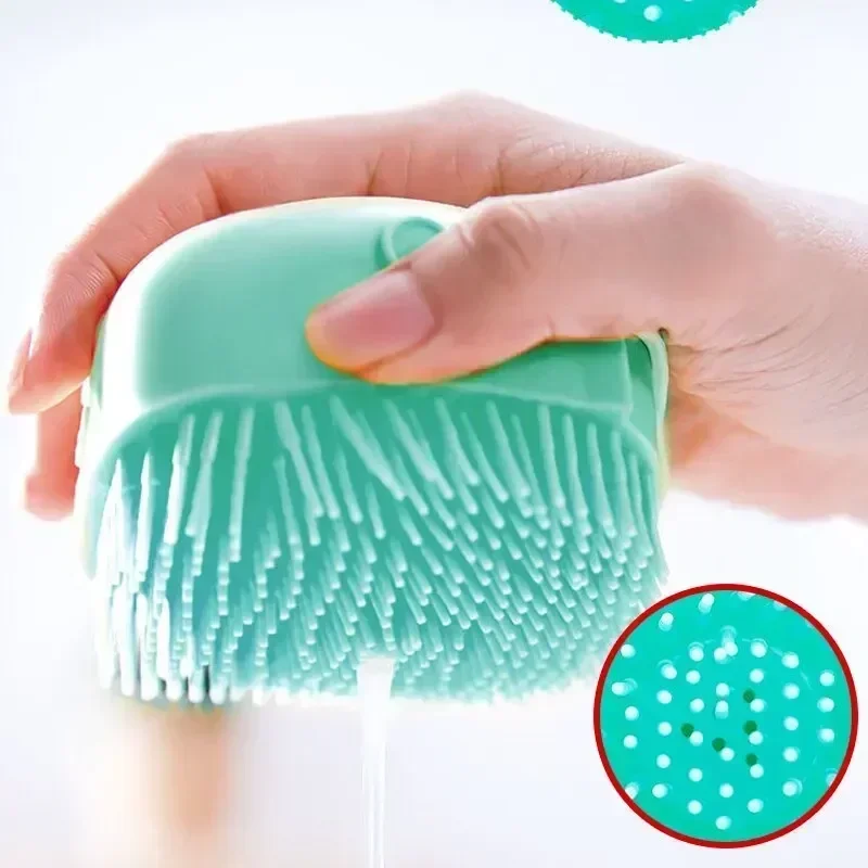 Soft Silicone Pet Bath Brush with Hook for Dogs And Cats - Massage Scrub Brush for Shower Hair Removal And Cleaning
Soft Silicone Pet Bath Brush with Hook for Dogs And Cats - Massage Scrub Brush for Shower Hair Removal And Cleaning