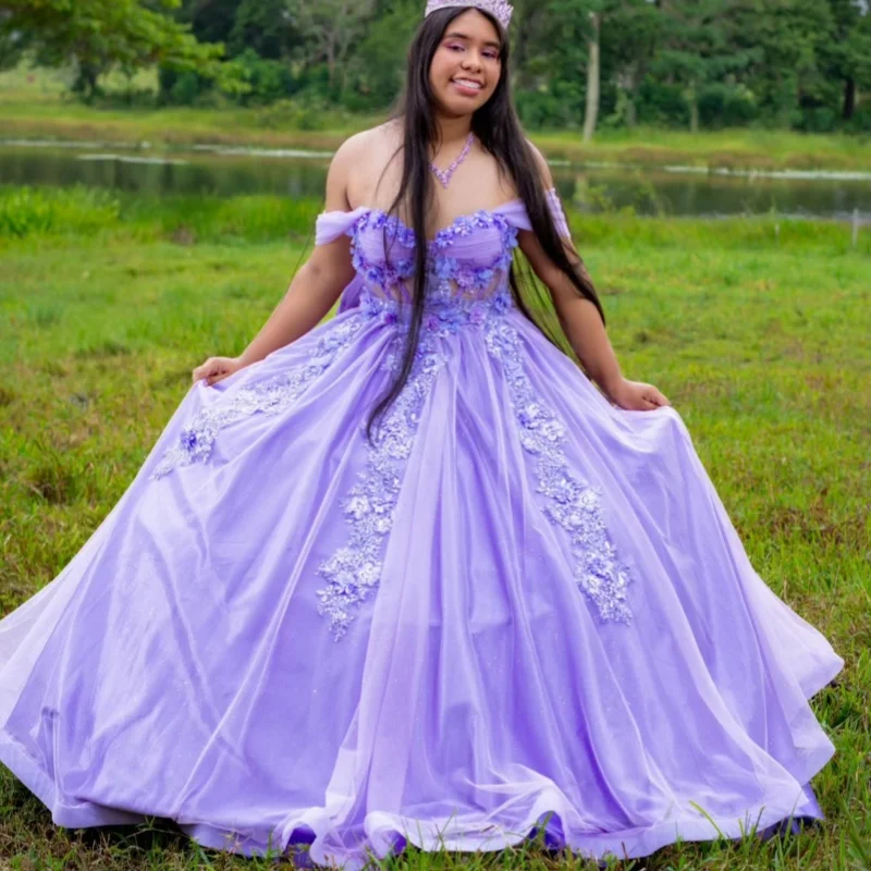 Light Green Quinceanera Dress off-shoulder Glitter Crystal Decal 3D Flower Long tail vestidos de 15 Quinceanera Customize
Light Green Quinceanera Dress off-shoulder Glitter Crystal Decal 3D Flower Long tail vestidos de 15 Quinceanera Customize