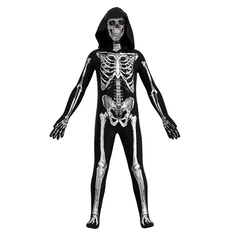 Halloween scary skeleton jumpsuit children's death costume Easter devil Coplay jumpsuit child carnival day performance clothes
Halloween scary skeleton jumpsuit children's death costume Easter devil Coplay jumpsuit child carnival day performance clothes