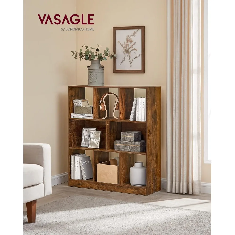 Bookcase, Bookshelf, Freestanding Storage Unit, 8 Open Compartments, Used Horizontally, Vertically, Upside Down
Bookcase, Bookshelf, Freestanding Storage Unit, 8 Open Compartments, Used Horizontally, Vertically, Upside Down