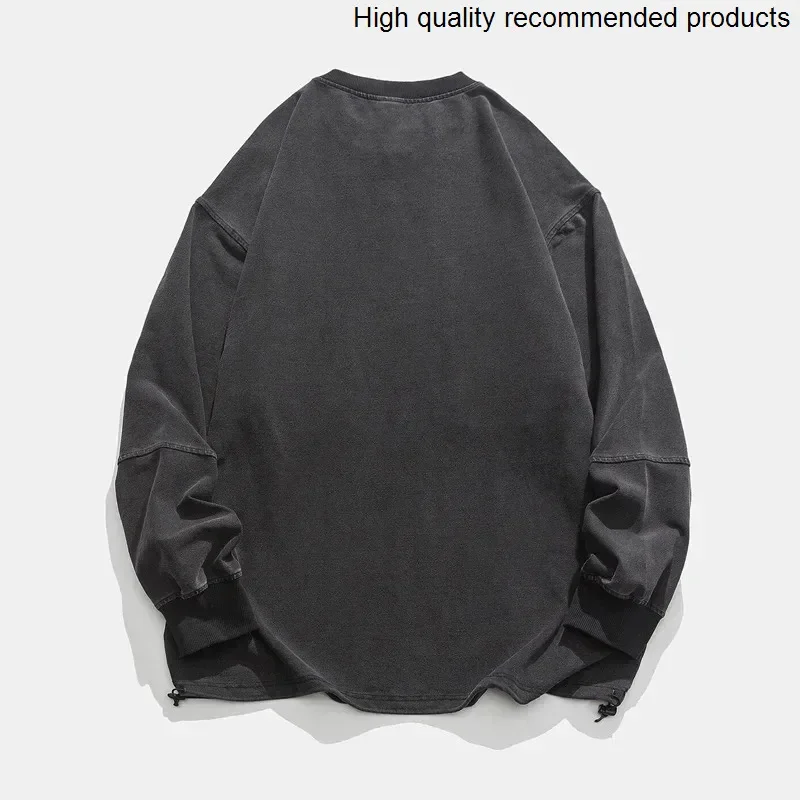 Patch Spring Cotton Autumn Wash Sweatshirt Men Streetwear Fashion Loose Casual Oversize Pullover Sweatshirt Cityboy Hoodie Tops
Patch Spring Cotton Autumn Wash Sweatshirt Men Streetwear Fashion Loose Casual Oversize Pullover Sweatshirt Cityboy Hoodie Tops