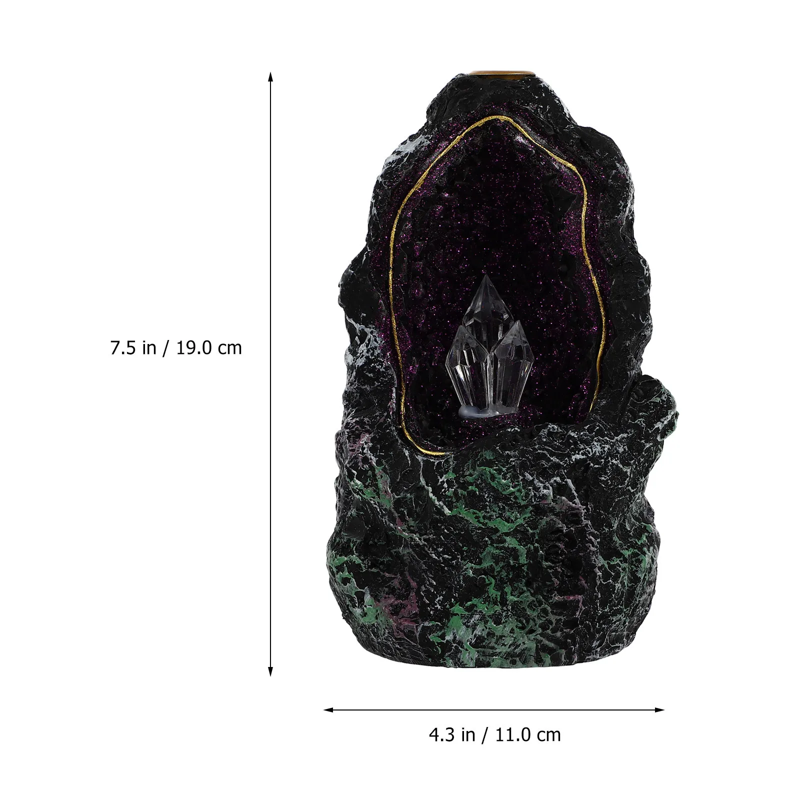 1Pcs Resin Aroma Burner Creative LED Desktop Incense Furnace Backflow Holder Aromatherapy Decorative Stove Bedroom Living Room 
1Pcs Resin Aroma Burner Creative LED Desktop Incense Furnace Backflow Holder Aromatherapy Decorative Stove Bedroom Living Room