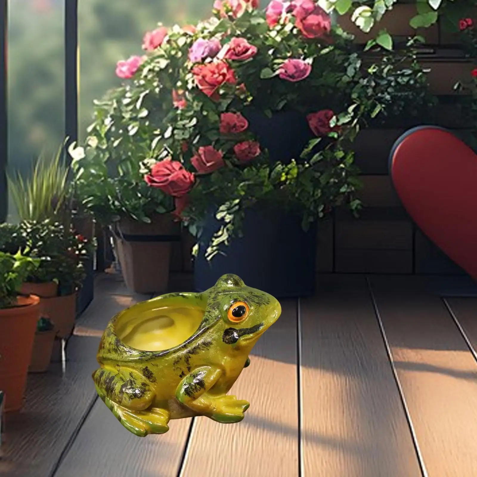Resin Frog Planter for Small Plants Housewarming Gift Decorative Plant Pot for Entrance Patio Indoor and Outdoor Office Shelf
Resin Frog Planter for Small Plants Housewarming Gift Decorative Plant Pot for Entrance Patio Indoor and Outdoor Office Shelf
