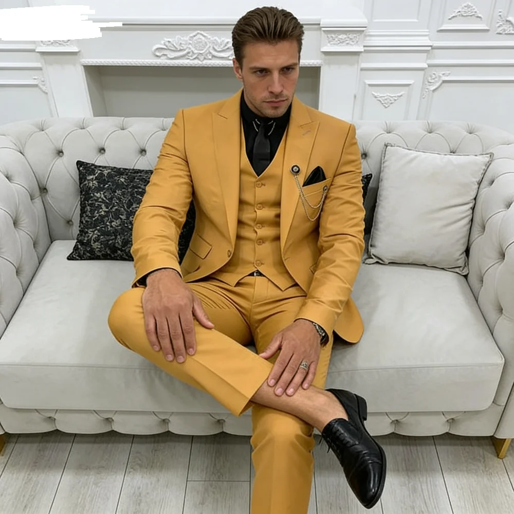 Формальные однотонные свадебные смокинги для мужчин, наряд для мальчишника, выпускного вечера, наряд для мальчишника, комплект мужской одежды
Формальные однотонные свадебные смокинги для мужчин, наряд для мальчишника, выпускного вечера, наряд для мальчишника, комплект мужской одежды