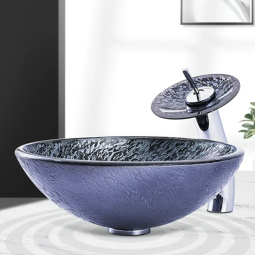 Высококлассный дизайн, круглая раковина из закаленного стекла, креативная раковина для ванной комнаты, подходит для проживания в семье, отелей GN411BA
Высококлассный дизайн, круглая раковина из закаленного стекла, креативная раковина для ванной комнаты, подходит для проживания в семье, отелей GN411BA