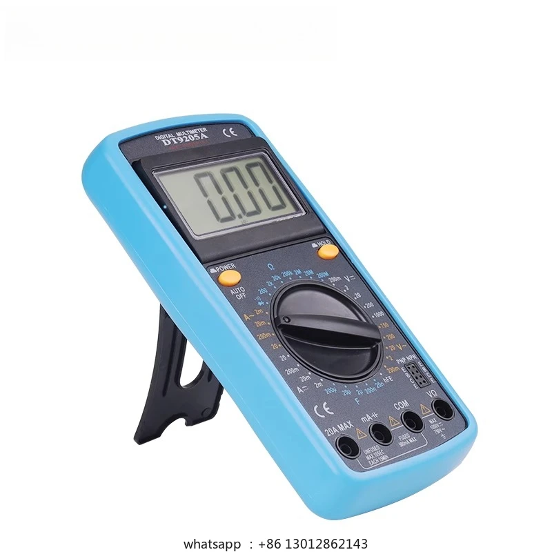 Automatic power failure, anti-burn high-precision DT9205A digital multimeter electric meter
Automatic power failure, anti-burn high-precision DT9205A digital multimeter electric meter