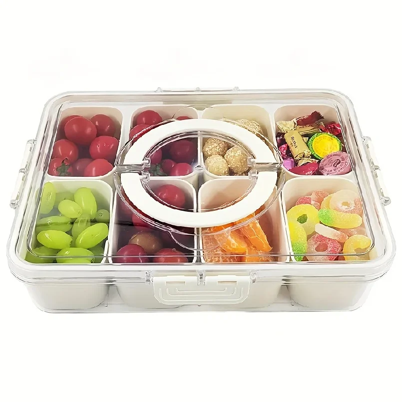 Snack Box Container, Portable Travel Charcuterie Board with Lid, Refrigerator Food Storage Box, Snack Organizer
Snack Box Container, Portable Travel Charcuterie Board with Lid, Refrigerator Food Storage Box, Snack Organizer
