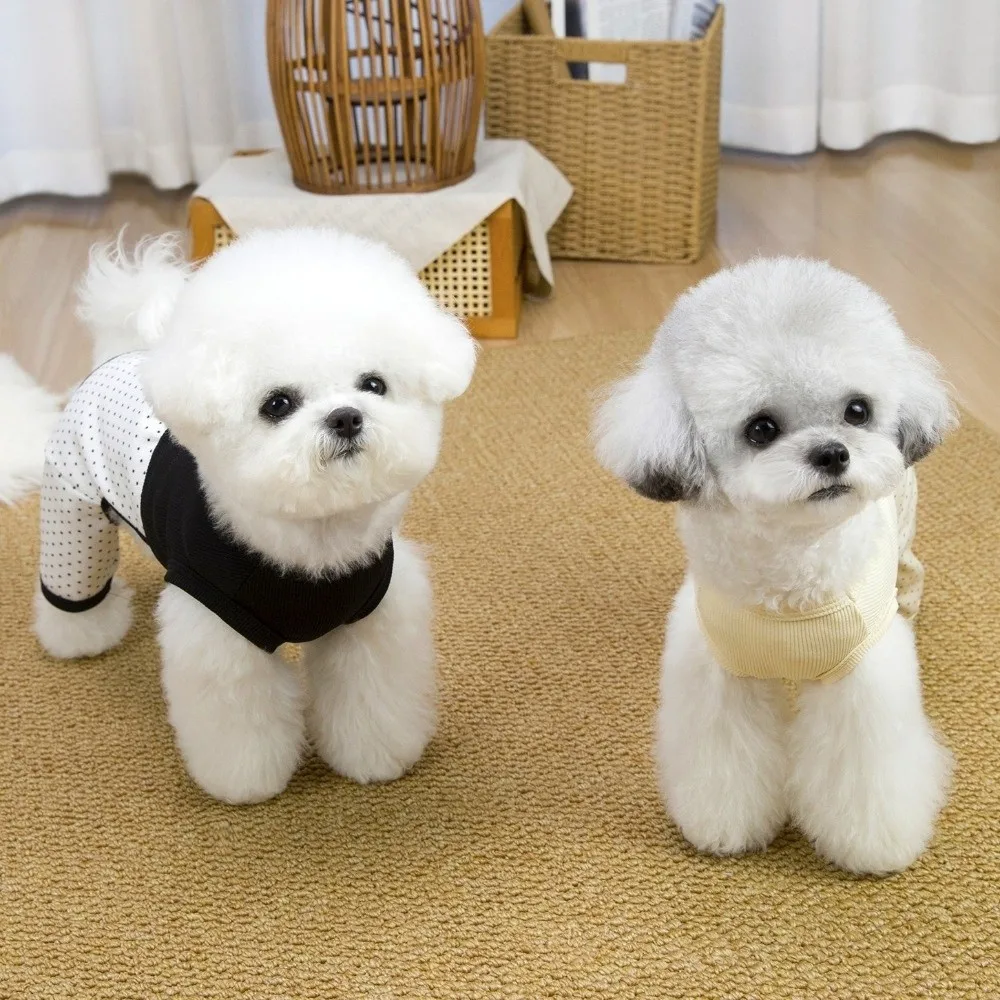 Fashion Breathable Dog Jumpsuit Thin Comfortable Polka Dot Dog Overalls Cute Pet Costumes Spring Summer
Fashion Breathable Dog Jumpsuit Thin Comfortable Polka Dot Dog Overalls Cute Pet Costumes Spring Summer