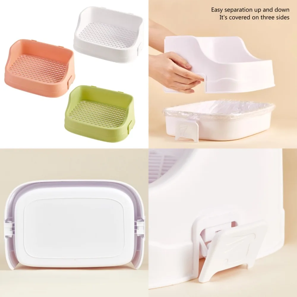 Extra-Large High-Quality Durable Rabbit Litter Box for Hedgehogs, Chinchillas, and Ferrets - Keeps Small Animals Happy, Clean, a
Extra-Large High-Quality Durable Rabbit Litter Box for Hedgehogs, Chinchillas, and Ferrets - Keeps Small Animals Happy, Clean, a