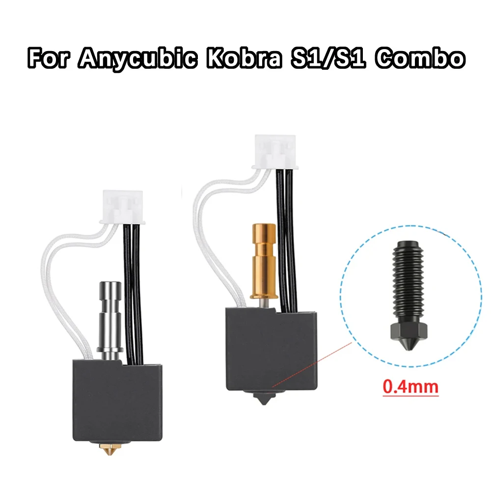 Hot End Kit For Anycubic Kobra S1 Hotend Kobra S1 Combo for Anycubic Kobra S1 Nozzle S1C Print Head 3d Printer Accessories
Hot End Kit For Anycubic Kobra S1 Hotend Kobra S1 Combo for Anycubic Kobra S1 Nozzle S1C Print Head 3d Printer Accessories