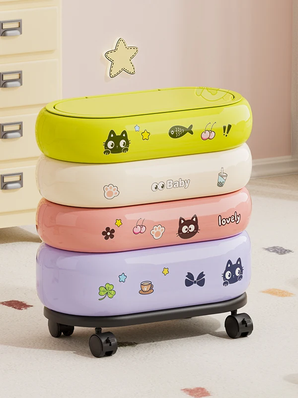 Large Capaci Living Room Creative Cute Dopane Toilet Tra Can with Lid Kitchen Batoom Home Use Plastic Waste Bin
Large Capaci Living Room Creative Cute Dopane Toilet Tra Can with Lid Kitchen Batoom Home Use Plastic Waste Bin