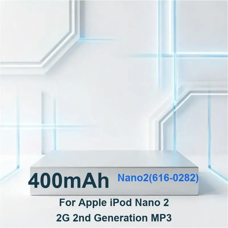 Nano2(616-0282) Mp3 Battery For Apple iPod Nano 2 2G 2nd Generation MP3 400mAh High Quality
Nano2(616-0282) Mp3 Battery For Apple iPod Nano 2 2G 2nd Generation MP3 400mAh High Quality