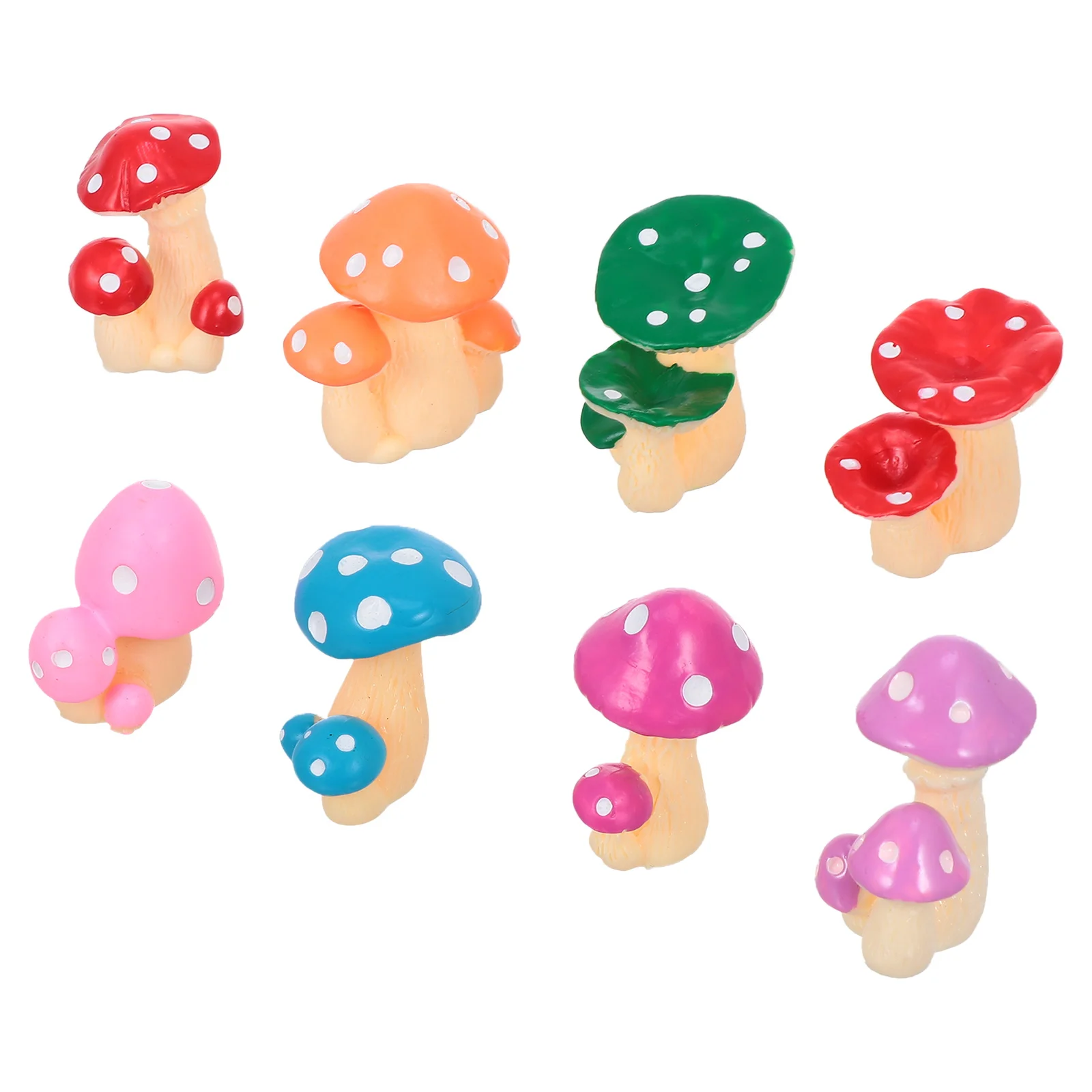 8 Pcs Simulated Mushroom Ornament Mini Landscape Outdoor Decoration High Quality Tiny Figurine Resin Miniature Terrarium Baby 
8 Pcs Simulated Mushroom Ornament Mini Landscape Outdoor Decoration High Quality Tiny Figurine Resin Miniature Terrarium Baby