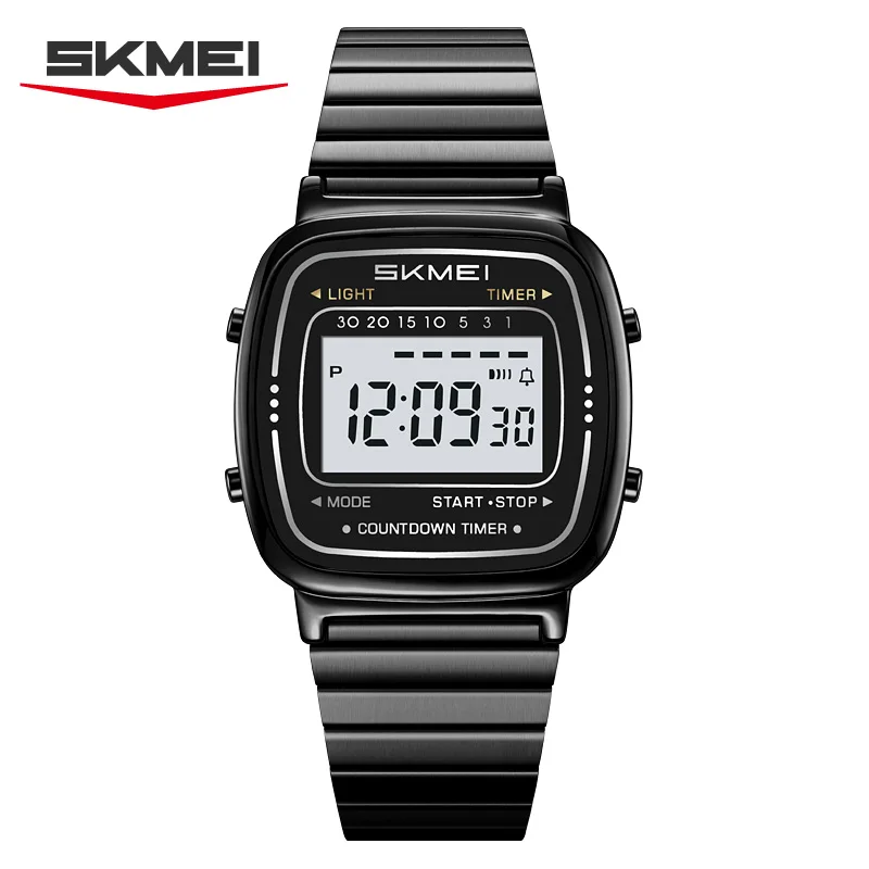 SKMEI 2623 Fashion Sports Men's and Women's Waterproof Steel Strip Electronic Timing Alarm Clock Watch Electronic Digital Watch
SKMEI 2623 Fashion Sports Men's and Women's Waterproof Steel Strip Electronic Timing Alarm Clock Watch Electronic Digital Watch