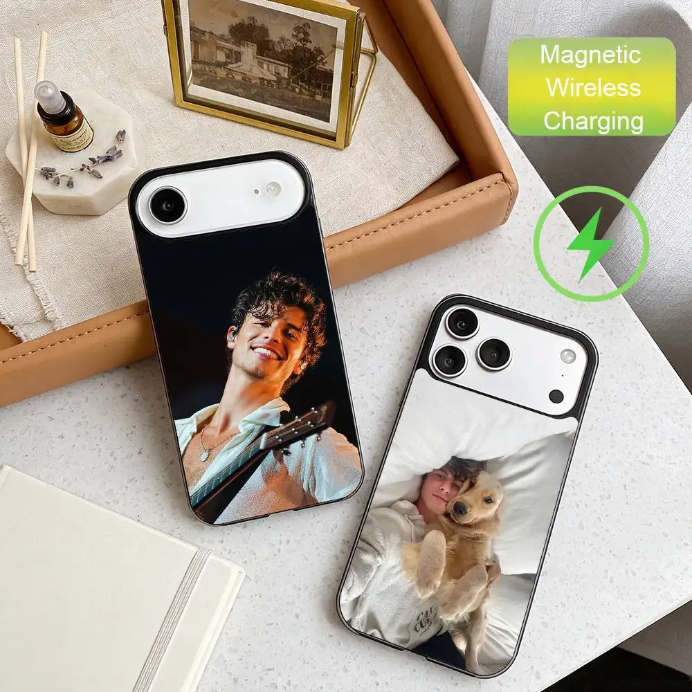 Singer-songwriter S-Shawn M-Mendes Phone Case For iPhone17,16,15,14,13,12,Wireless charging protective case soft cover
Singer-songwriter S-Shawn M-Mendes Phone Case For iPhone17,16,15,14,13,12,Wireless charging protective case soft cover