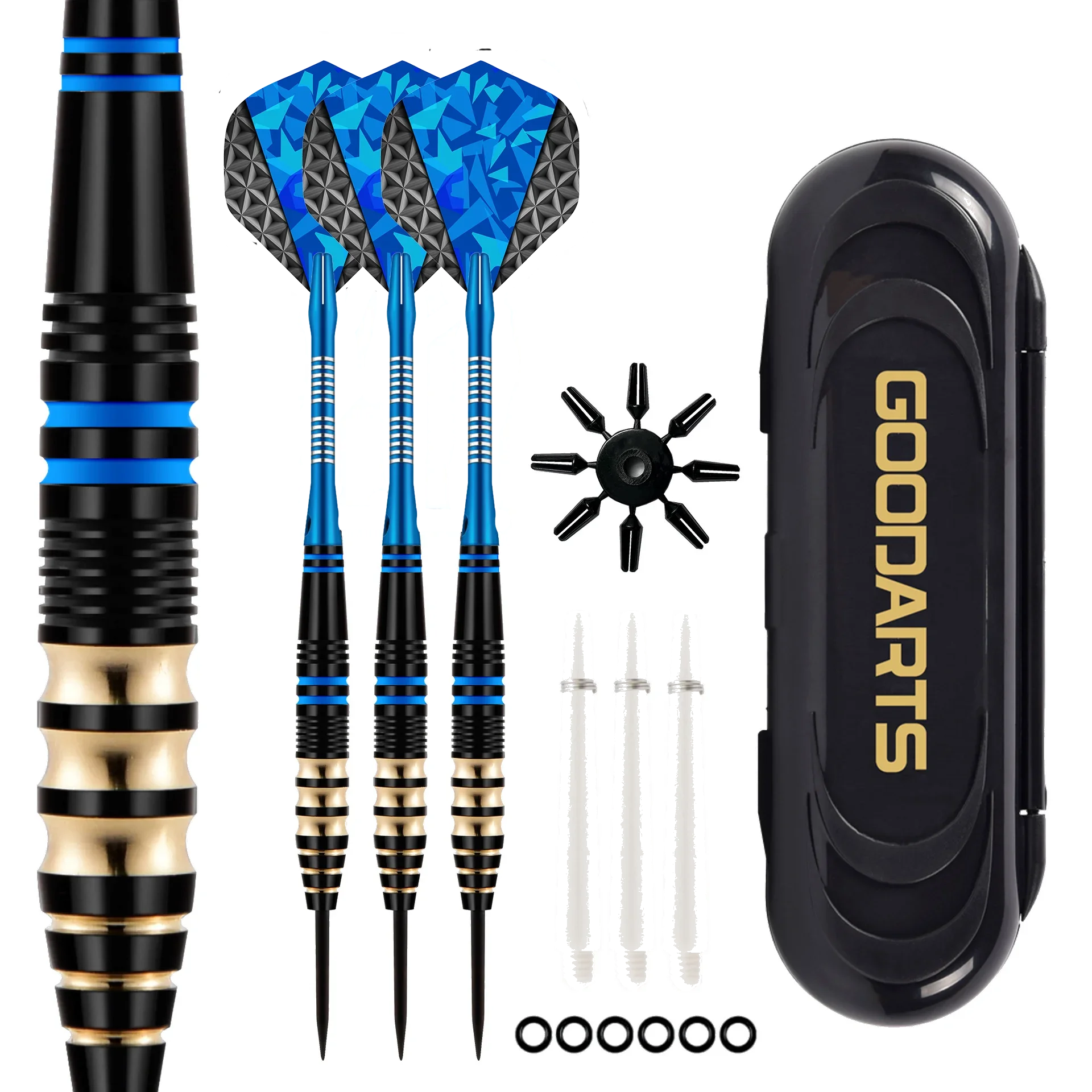 Professional Dart Set 23 Grams Metal Steel Tip Brass Barrel Darts with Nylon Shaft Protector Dart Set for Beginners Dart Player
Professional Dart Set 23 Grams Metal Steel Tip Brass Barrel Darts with Nylon Shaft Protector Dart Set for Beginners Dart Player
