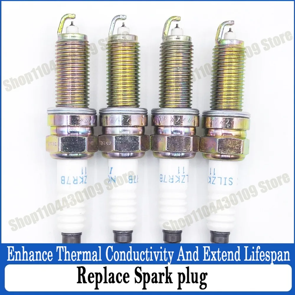 4pcs SILZKR7B-11 9723 Iridium Spark Plug For Hyundai Kia Elantra Genesis I40 Santa Fe Optima Azera Carens SILZKR7B11-9723
4pcs SILZKR7B-11 9723 Iridium Spark Plug For Hyundai Kia Elantra Genesis I40 Santa Fe Optima Azera Carens SILZKR7B11-9723