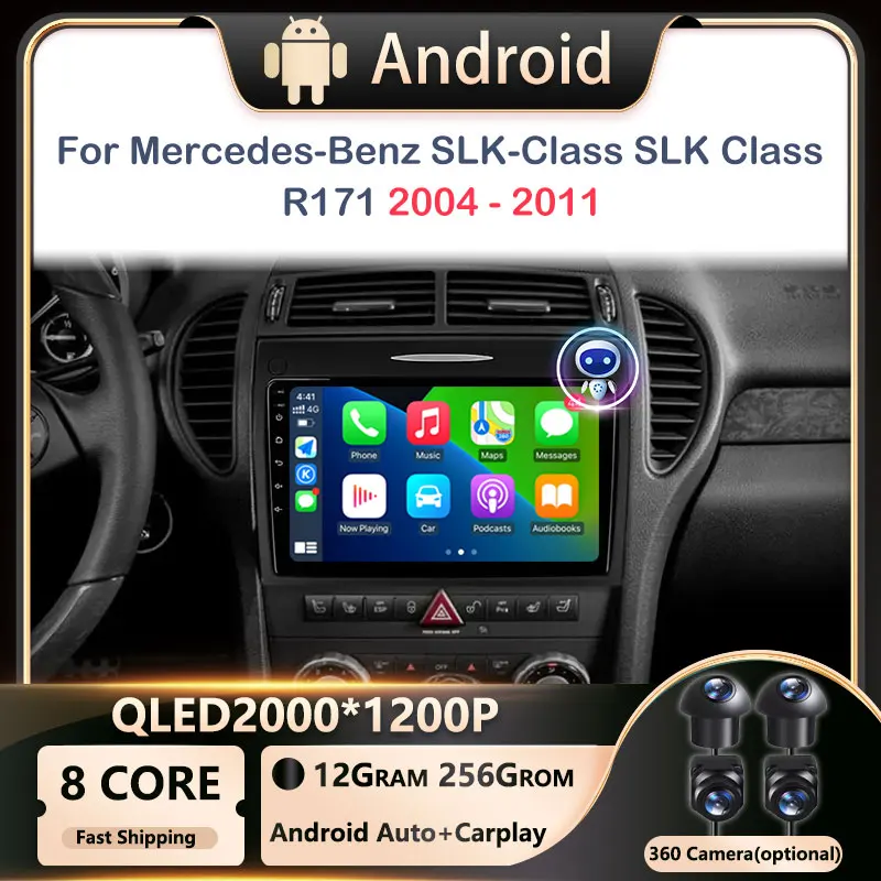 Radio Multimedia Video Player Navigation GPS Android No 2din 2 din For Mercedes-Benz SLK-Class SLK Class R171 2004 - 2011 Car
Radio Multimedia Video Player Navigation GPS Android No 2din 2 din For Mercedes-Benz SLK-Class SLK Class R171 2004 - 2011 Car