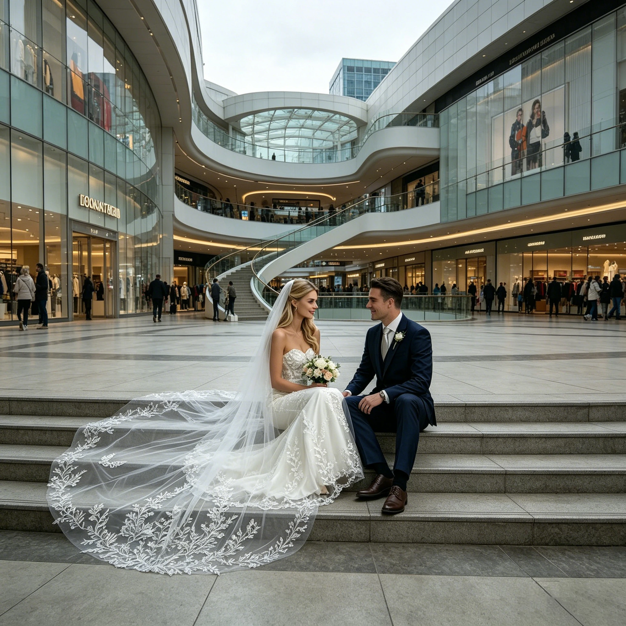 Modern Elegant 3M Long Bridal Veil with Lace Edge Romantic Wedding Gown Accessory for Brides' Church Party Sweet Hairpiece G49
Modern Elegant 3M Long Bridal Veil with Lace Edge Romantic Wedding Gown Accessory for Brides' Church Party Sweet Hairpiece G49