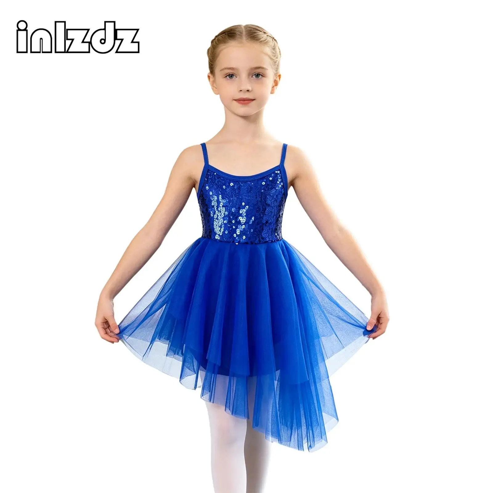 Girls Ballet Tutu Dress Gymnastics Leotard Dress Sleeveless Sequins Tulle Dresses Children Contemporary Lyrical Dance Costume
Girls Ballet Tutu Dress Gymnastics Leotard Dress Sleeveless Sequins Tulle Dresses Children Contemporary Lyrical Dance Costume