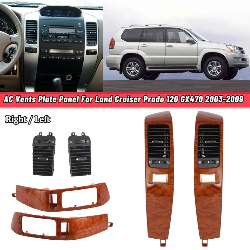 Car Air Conditioner Outlet Frame Cover For Toyota Land Cruiser Prado 120 GX470 2003-2009 Accessories
Car Air Conditioner Outlet Frame Cover For Toyota Land Cruiser Prado 120 GX470 2003-2009 Accessories