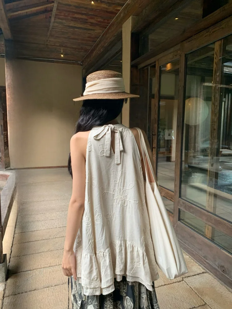 Женская майка-топ Jinputi Design с вышивкой и бретельками, повседневная, для ежедневной носки
Женская майка-топ Jinputi Design с вышивкой и бретельками, повседневная, для ежедневной носки