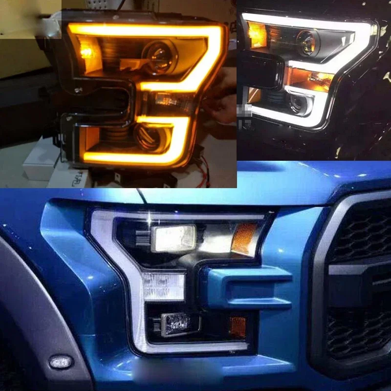 For Ford F150 Headlights 2015 2016 2017 LED Projetor head Lamp Daytime Running Light Automotive Accessories Dynamic Turn Signals
For Ford F150 Headlights 2015 2016 2017 LED Projetor head Lamp Daytime Running Light Automotive Accessories Dynamic Turn Signals