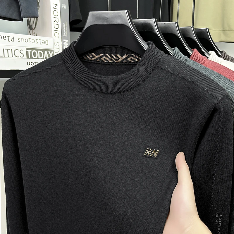 Новое зимнее поступление, утепленный флисовый мужской свитер, цельный флисовый свитер с вышивкой из норки, термостойкий базовый слой с полувысоким воротником
Новое зимнее поступление, утепленный флисовый мужской свитер, цельный флисовый свитер с вышивкой из норки, термостойкий базовый слой с полувысоким воротником