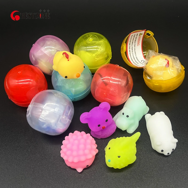 20Pcs 45*45mm Plastic Capsule Toy Surprise Ball Conjoined Hinge With Heal Stress Cute animal Pinch Vent Toy For Vending Machine
20Pcs 45*45mm Plastic Capsule Toy Surprise Ball Conjoined Hinge With Heal Stress Cute animal Pinch Vent Toy For Vending Machine