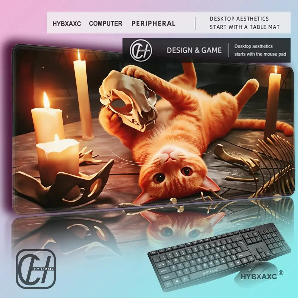 HYBXAXC Cute Orange Cat Mouse Pad Non-Slip Soft Rubber Desk Mat for Gaming Office Decor Gift
HYBXAXC Cute Orange Cat Mouse Pad Non-Slip Soft Rubber Desk Mat for Gaming Office Decor Gift