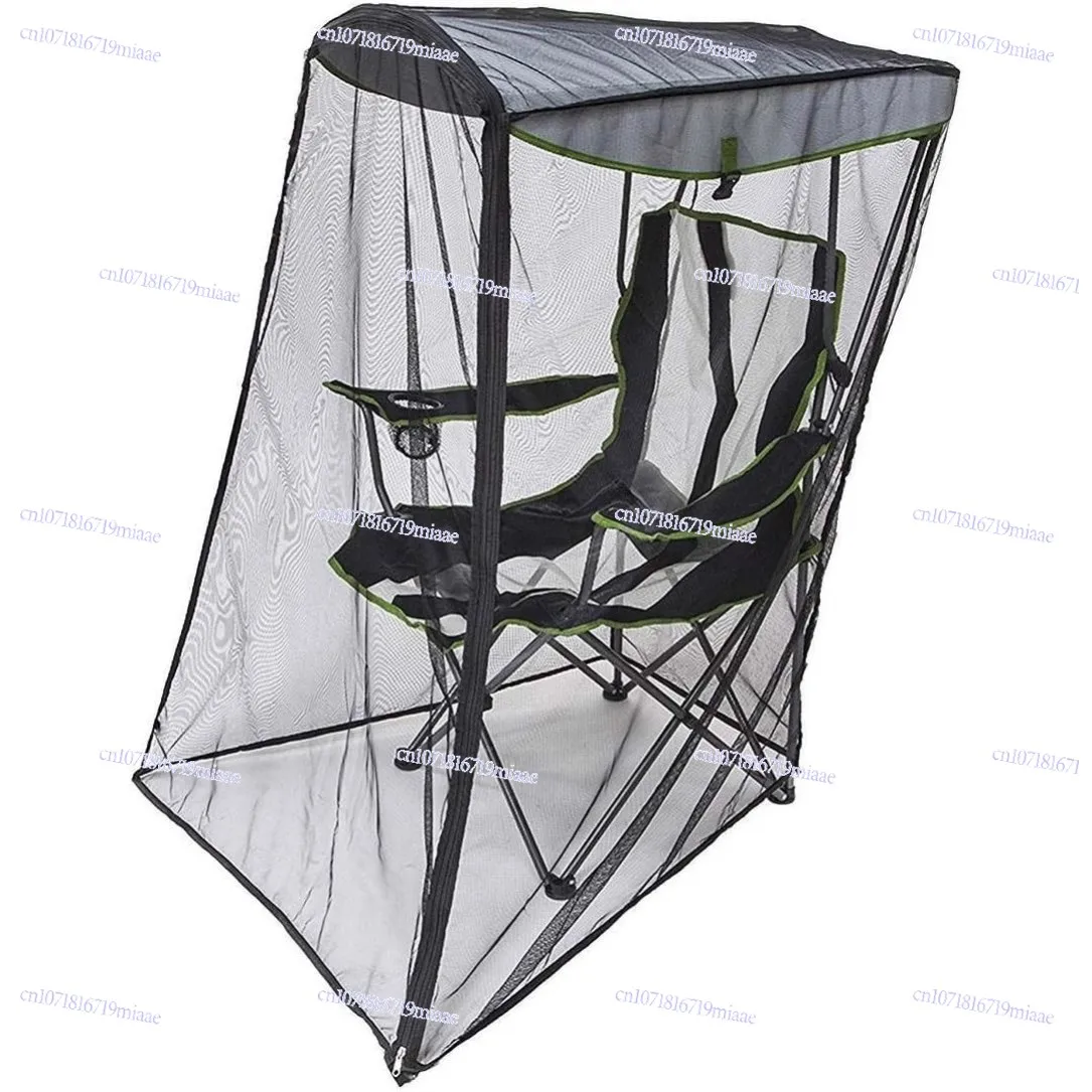 Outdoor Mosquito Net Canopy Chair Anti-mosquito Cover for Fishing Outdoor Sunshade Sunscreen Portable 
Outdoor Mosquito Net Canopy Chair Anti-mosquito Cover for Fishing Outdoor Sunshade Sunscreen Portable