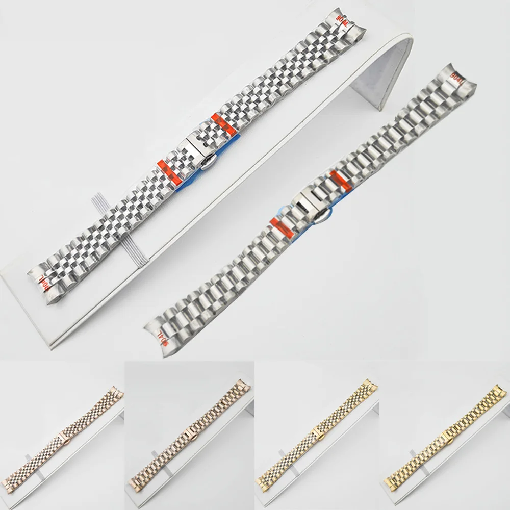 Watch Strap for NH05 Movement Butterfly Buckle Three/Five Beads Watchband 17mm Bracelet Replacement Watch Band Modified Part
Watch Strap for NH05 Movement Butterfly Buckle Three/Five Beads Watchband 17mm Bracelet Replacement Watch Band Modified Part