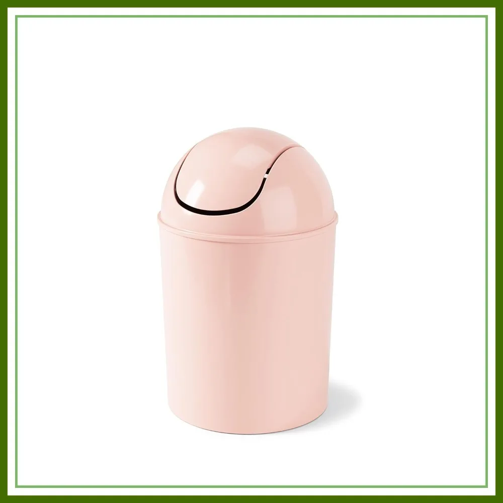 1.25 Gal Mini Waste Can with Swing Lid - Small Trash Bin for Bathroom, Bedroom, Office, Under Desk
1.25 Gal Mini Waste Can with Swing Lid - Small Trash Bin for Bathroom, Bedroom, Office, Under Desk