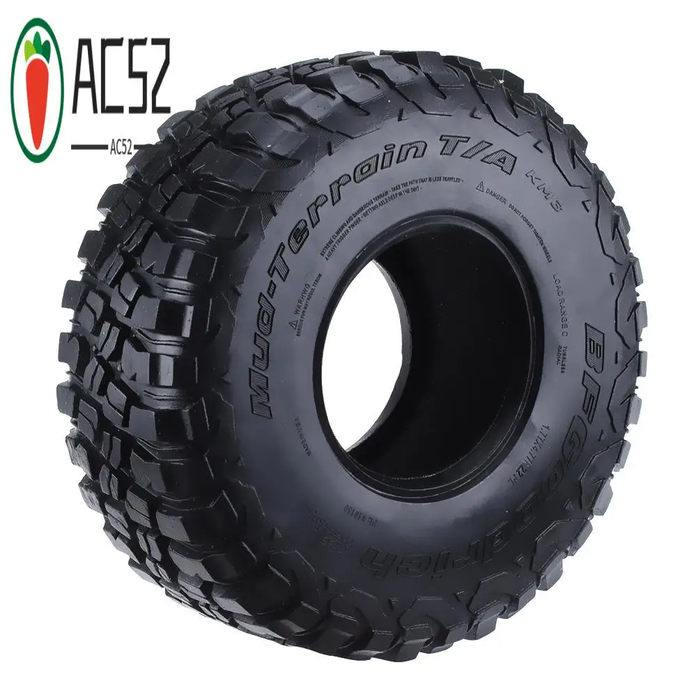 AC52-4PCS 120Mm 2.2 Mud Grappler Rubber Tyre Wheel Tires For 1/10 RC Crawler Traxxas TRX4 TRX6 Axial SCX10 90046 Wraith
AC52-4PCS 120Mm 2.2 Mud Grappler Rubber Tyre Wheel Tires For 1/10 RC Crawler Traxxas TRX4 TRX6 Axial SCX10 90046 Wraith