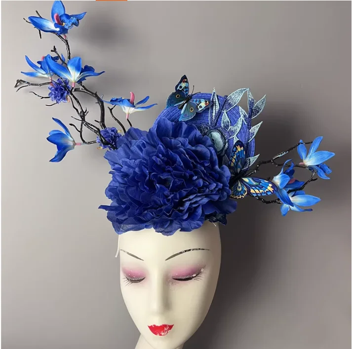 Ретро мода цветок бабочка сценический стиль головной убор
Ретро мода цветок бабочка сценический стиль головной убор