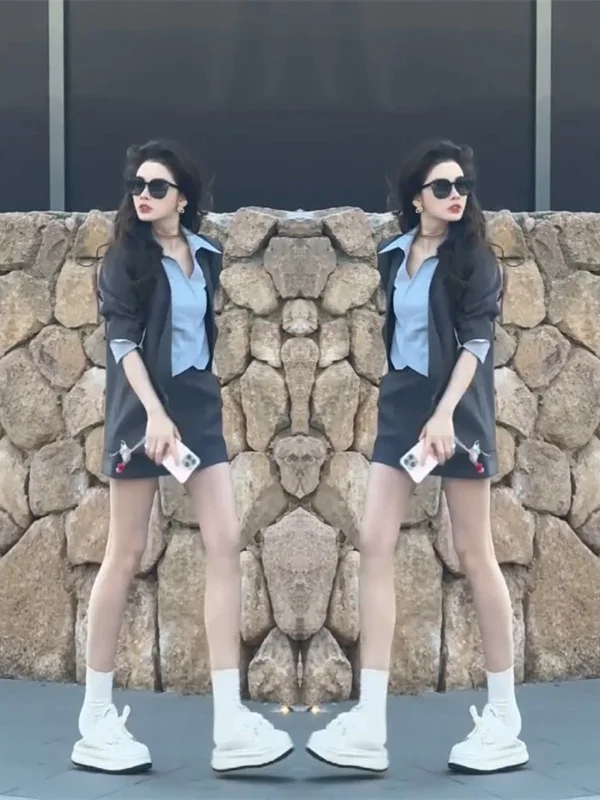 Fashionable Autumn 2025 Women's Suit Jacket Shirt Half-length Skirt Set Heavy-duty Two-piece Ensemble Dynamic Sensation
Fashionable Autumn 2025 Women's Suit Jacket Shirt Half-length Skirt Set Heavy-duty Two-piece Ensemble Dynamic Sensation