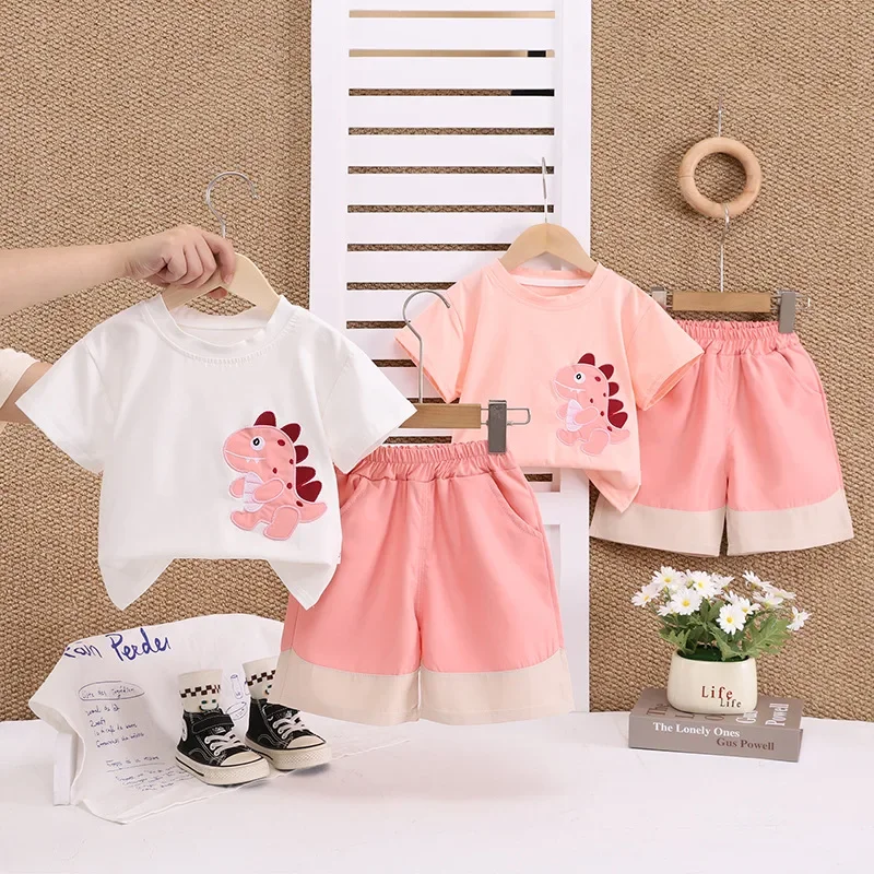 New Summer Baby Clothes Girls Clothing Suit Children Boys T-Shirt Shorts 2Pcs/Sets Infant Casual Cartoon Costume Kids Tracksuits
New Summer Baby Clothes Girls Clothing Suit Children Boys T-Shirt Shorts 2Pcs/Sets Infant Casual Cartoon Costume Kids Tracksuits